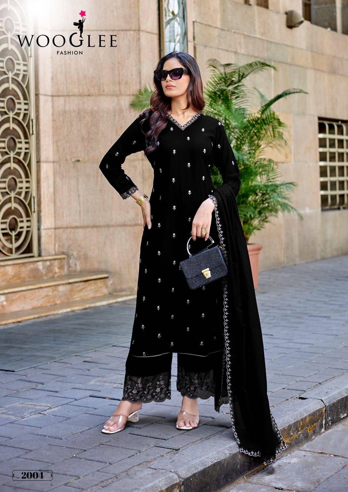 Kalavati By WOOGLEE 2001 To 2004 Series Beautiful Festive Suits Colorful Stylish Fancy Ethnic Wear Heavy Rayon Dresses At Wholesale Price